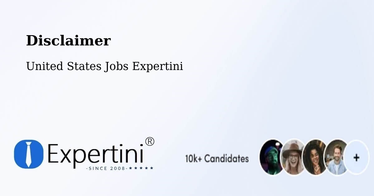 Disclaimer – Brookville - United States Jobs Expertini