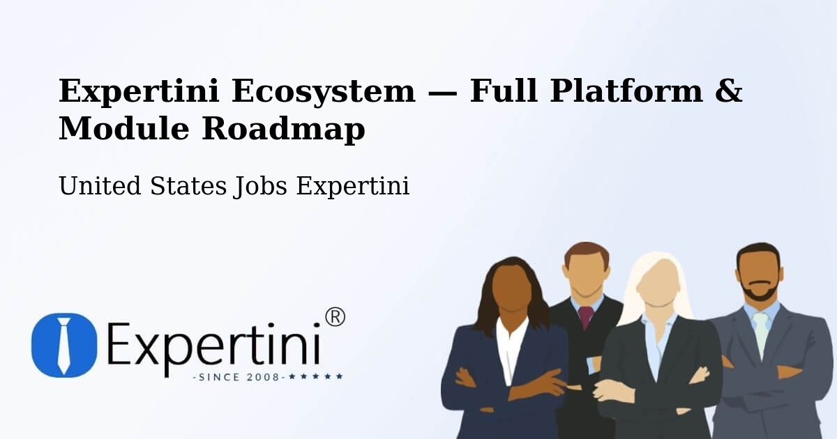 Expertini Ecosystem — Full Platform & Module Roadmap – Brookville